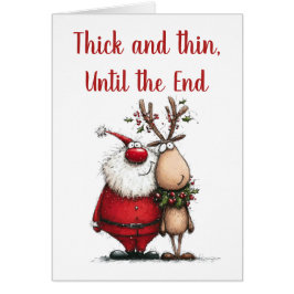 Best Friend Christmas Card Hälsningskort