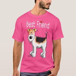 Best Friend Fox Terrier för kvinnor Manar T Shirt