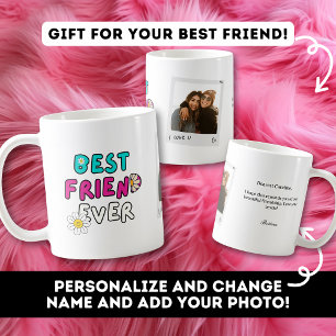 Best Friend Gift för Bestie Photo Mugg