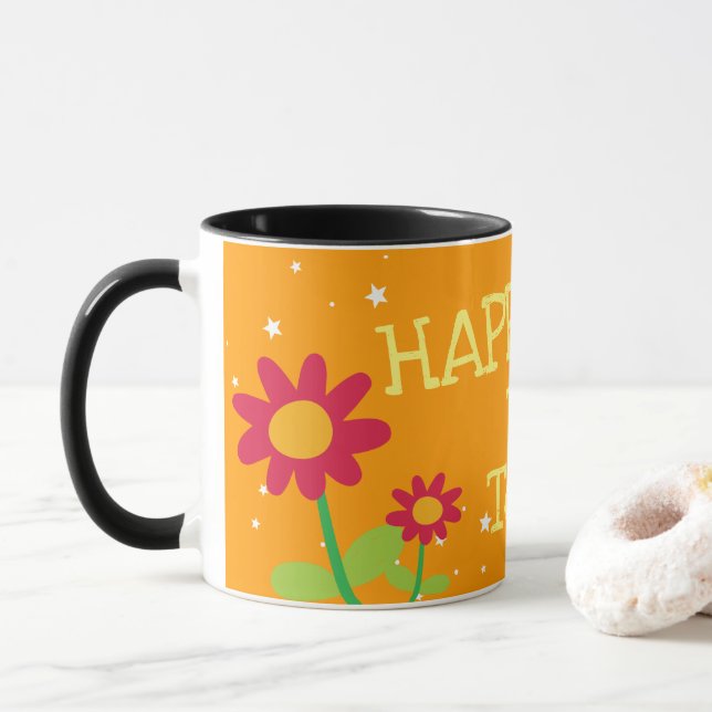 Best Friend Grattis på födelsedagen Coffee Mugg (Med munk)