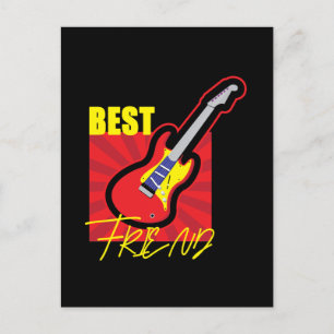 Best Friend Guitar Vykort