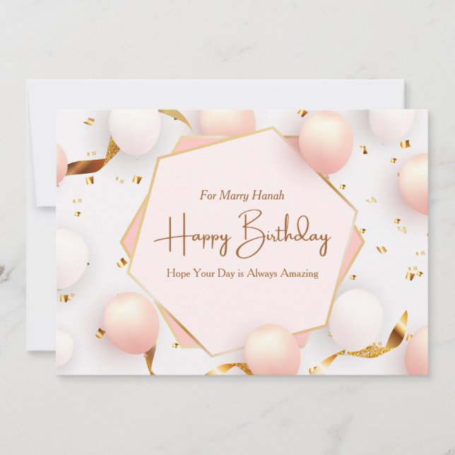 Best Friend Happy Birthday Greeting Kort (Framsida)