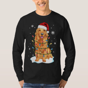 Best Friend Matching Santa Golden Retriever Kristu T Shirt