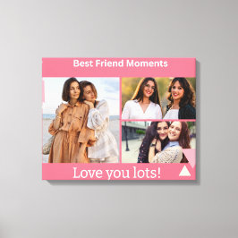 Best Friend Moments Photo Collage – Personalized Canvastryck