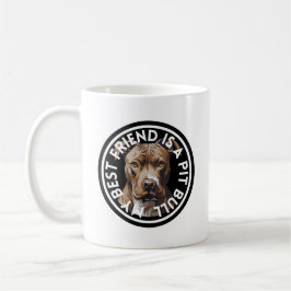 Best Friend Pit Bull Terrier Kaffemugg
