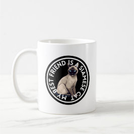 Best Friend Siamese Cat Kaffemugg