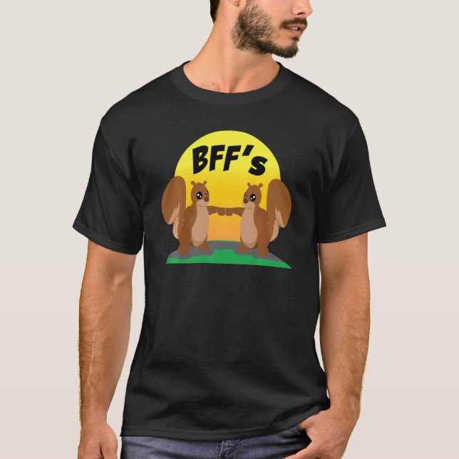 Best Friend Squirrel Whisperer T Shirt (Framsida)