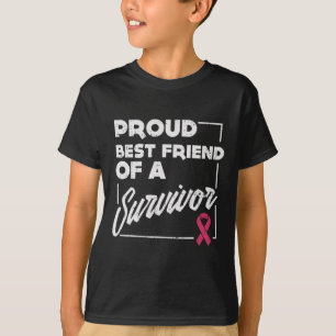 Best Friend Survivor Bröstcancer medvetenhet Gift T Shirt