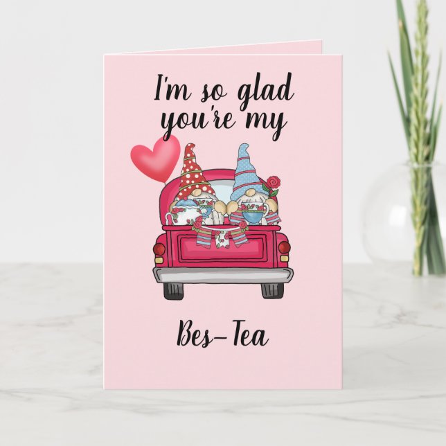 Best Friend Valentine Helgkort (Framsida)