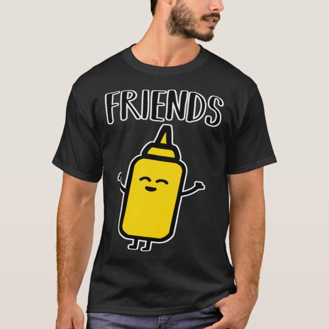 Best Friends  Best Friends Mayo Mustard Partner Lo T Shirt (Framsida)