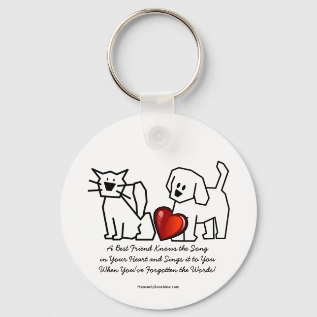 Best Friends Collection Sång Nyckelring (Framsida)