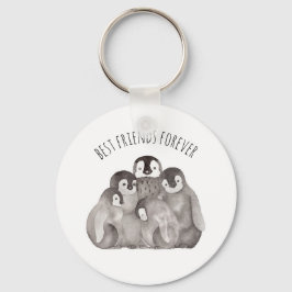 Best Friends Emperor Penguins Nyckelring