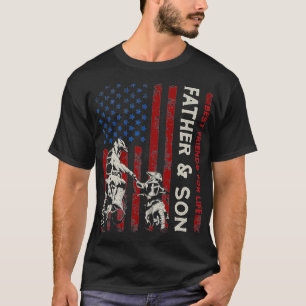 Best Friends for Life Far Son Dirt Bike USA T Shirt