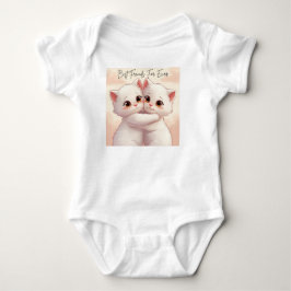 Best Friends Forever Baby Bodysuit - Two Cute Hugg T Shirt