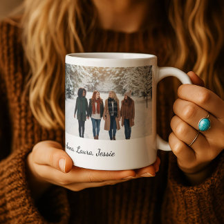 Best Friends Forever Custom Photo Personalized Cof Mugg