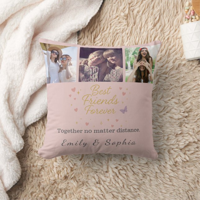 Best Friends Forever – Custom Throw Pillow Kudde (Filt)