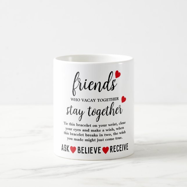 Best Friends Forever Friendship Day Kaffemugg (Center)