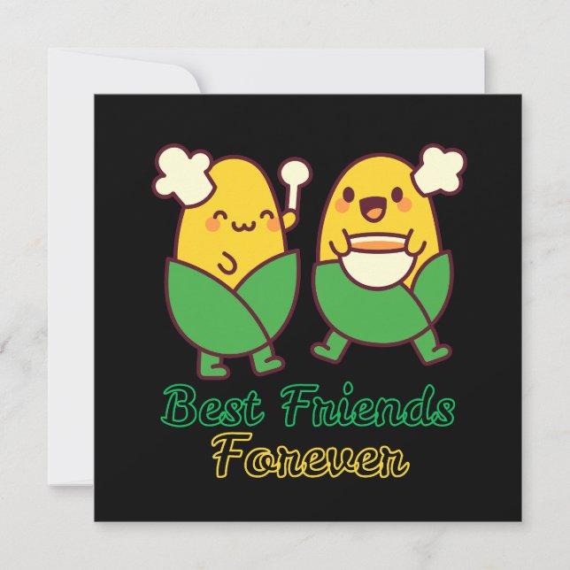 BEST FRIENDS FOREVER, FUNNY, GIFTS, BEST FRIEND INBJUDNINGAR (Framsida)