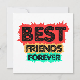 BEST FRIENDS FOREVER RETRO FRIENDS, FRIENDSHIP INBJUDNINGAR