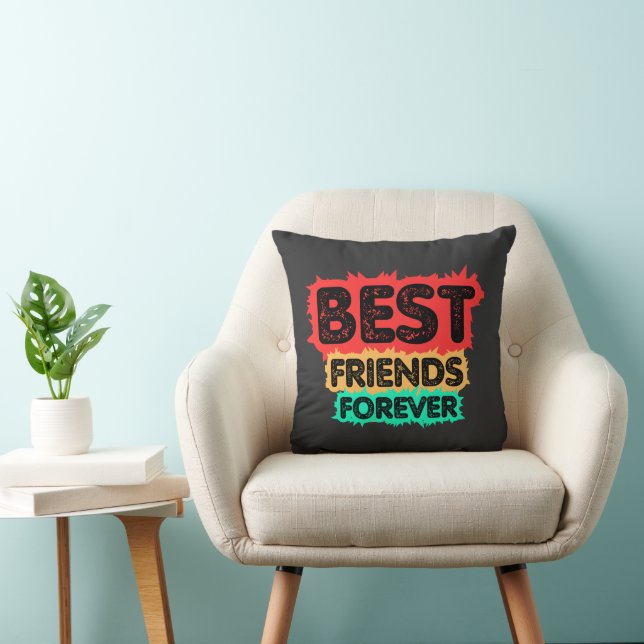 BEST FRIENDS FOREVER RETRO FRIENDS, FRIENDSHIP KUDDE (Stol)