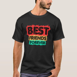 BEST FRIENDS FOREVER RETRO FRIENDS, FRIENDSHIP T SHIRT