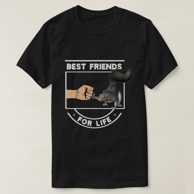 Best Friends Forever Squirrel Cute Fist Bump Bff F T Shirt (Design framsida)