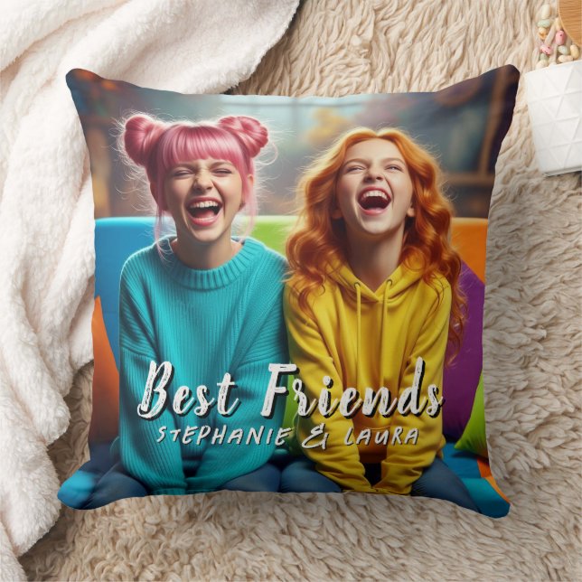 Best Friends Funny  Kudde (Filt)