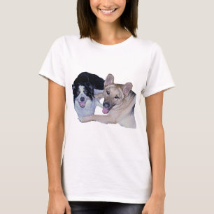Best Friends Gräns Collie & German Shepherd T-shirt