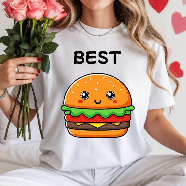 Best friends hamburger and fries T-shirt kawaii (Skapare uppladdad)