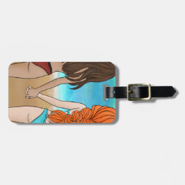Best Friends Luggage Tag Bagagebricka