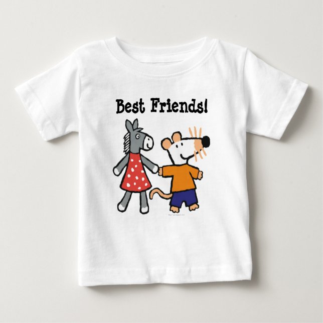 Best Friends Maisy och Dotty Hold Händer T-shirt (Framsida)