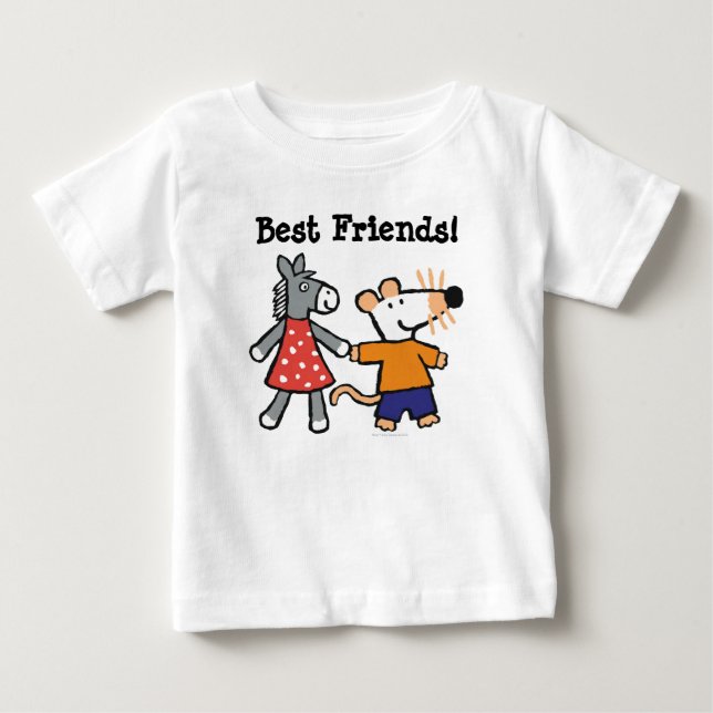 Best Friends Maisy och Dotty Hold Händer T-shirt (Framsida)