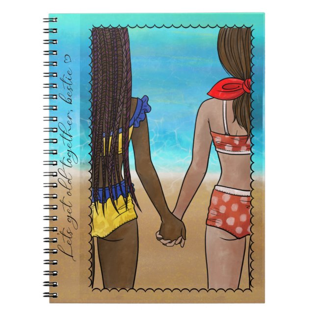 Best Friends Notebook Anteckningsbok (Framsidan)