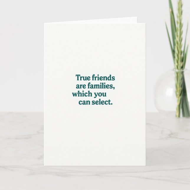 Best Friends Our Chosen Family Card Kort (Framsida)