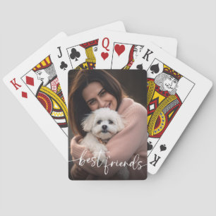 Best Friends Pet Photo Hund älskare Casinokort