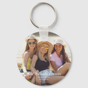 Best Friends Photo Namn Nyckelring