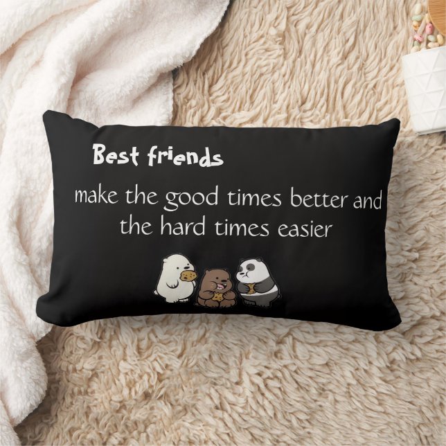 Best Friends Pillow Lumbarkudde (Filt)