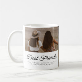 Best Friends Quote Photo Script Keepsake Kaffemugg