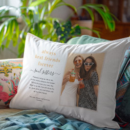 Best Friends Soul Sisters | Modern fotot Prydnadskudde