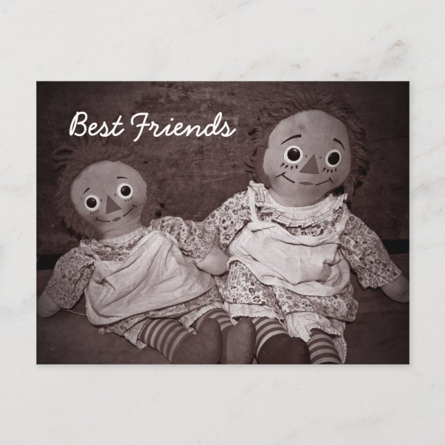 Best Friends Valentine Helg Vykort (Framsida)