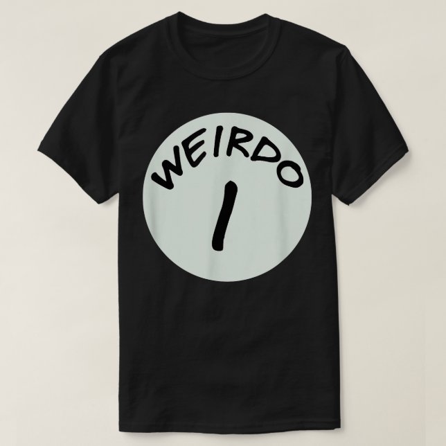 Best Friends , Weirdo 1, Matching Par, BFF Tee (Design framsida)