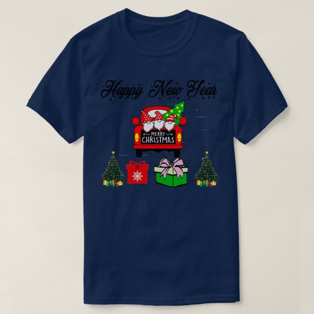Best Funny God jul Gott nytt år T Shirt (Design framsida)