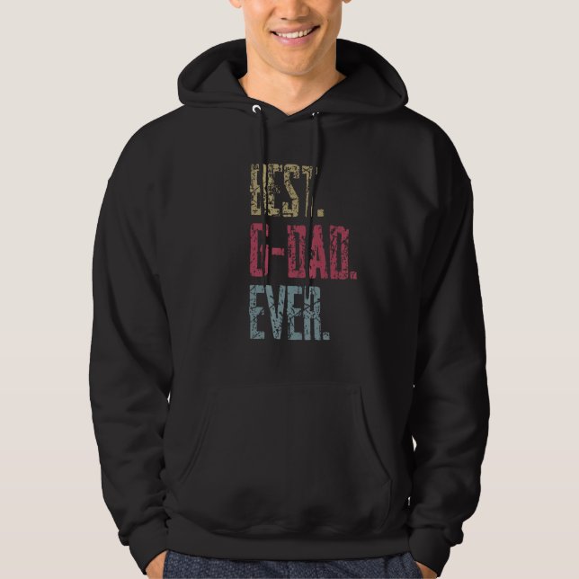 Best G dad Ever Hoodie (Framsida)