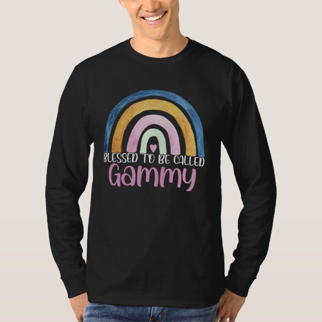 Best Gammy Mother s Day Blessed To Be Called Gammy T Shirt (Framsida)