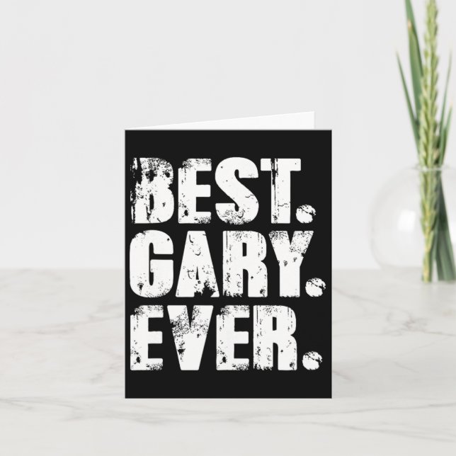 Best Gary Aldrithday Namn Shirt Humor Joke Gary Kort (Framsida)
