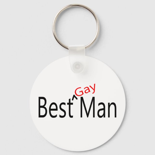 Best Gay Man Nyckelring (Framsida)