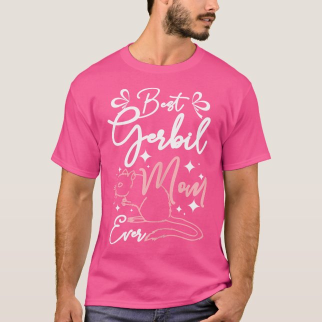 Best Gerbil Mamma någonsin T Shirt (Framsida)