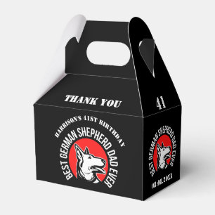 Best German Shepherd Pappa någonsin Favor Boxes Presentaskar