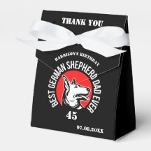 Best German Shepherd Pappa någonsin Favor Boxes