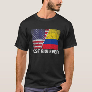 Best Gigi AldriMors dag Colombia Us Flagga T Shirt